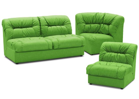 Модульний диван МАДРИД нерозкладний, вигляд з розставленими сегментами
