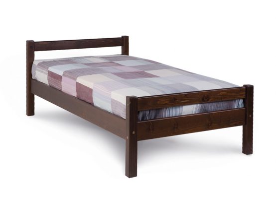 Дерев'яне односпальне ліжко Л-120 з дерева сосни