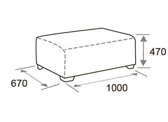 Модульний диван АМСТЕРДАМ, схема елементу