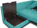 Ліжко-диван МОНАКО, відсік для зберігання білизни під прямим сегментом