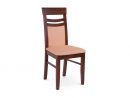 Дерев'яний стілець ЖУР-2 з м'якими сидінням і спинкою, каркас кольору горіх