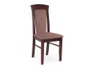 М'який стілець ЖУР-4, каркас кольору горіх