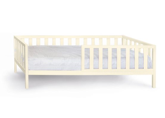 Дитяче ліжко ЗЛАТА зі з'ємним бортиком, колор слонова кістка