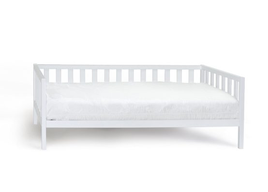 Дитяче ліжко Злата із дерева вільхи, колір білий