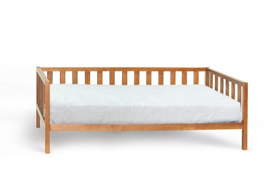 Дитяче ліжко Злата із дерева вільхи, колір горіх світлий