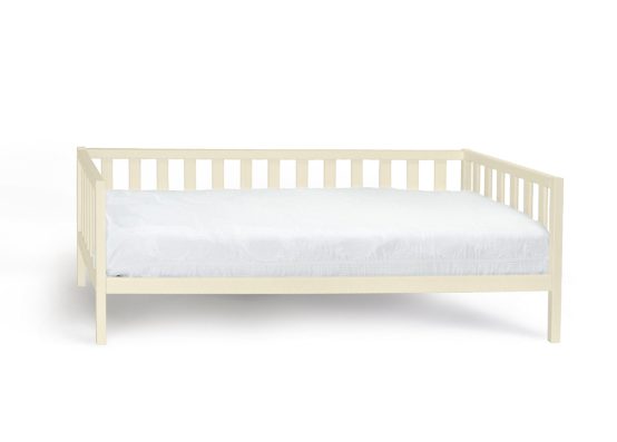Дитяче ліжко Злата із дерева вільхи, колір слонової кістки