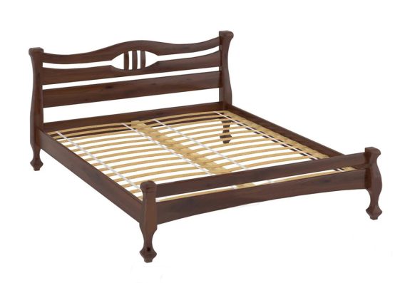 Дерев'яне ліжко Далас оснащено ламелями з дерева як основа під матрац. Матрацом не комплектується